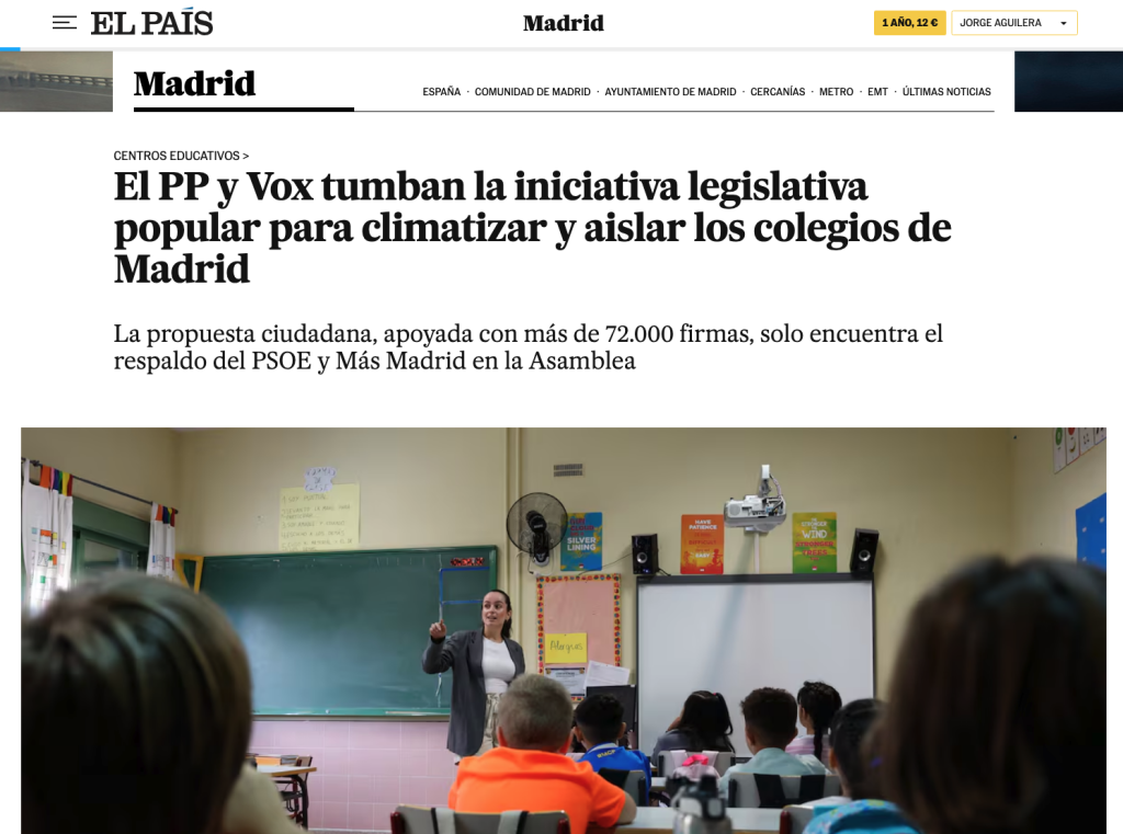 Centros educativos públicos de la Comunidad de Madrid